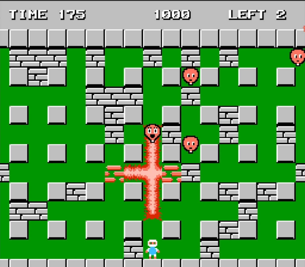 Bomberman - геймплей игры Dendy\NES